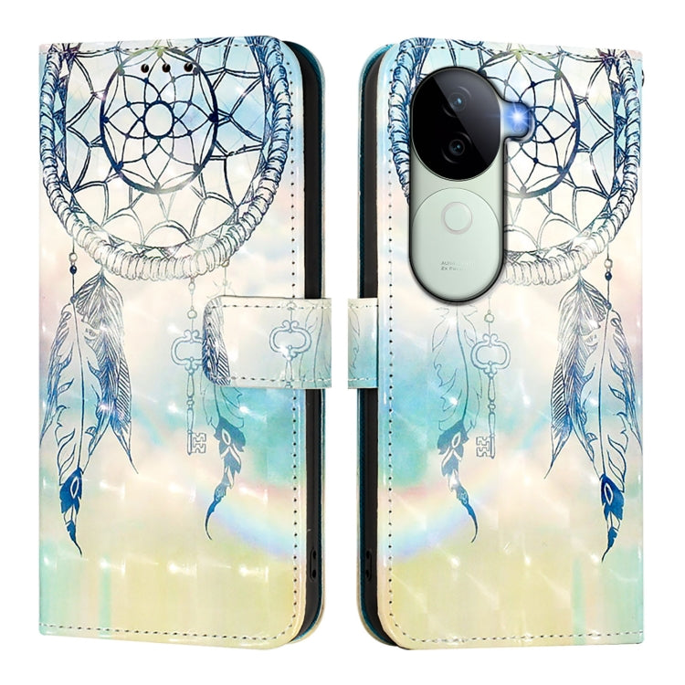 For vivo V40e 5G India 3D Painting Horizontal Flip Leather Phone Case