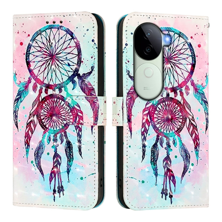 For vivo V40e 5G India 3D Painting Horizontal Flip Leather Phone Case