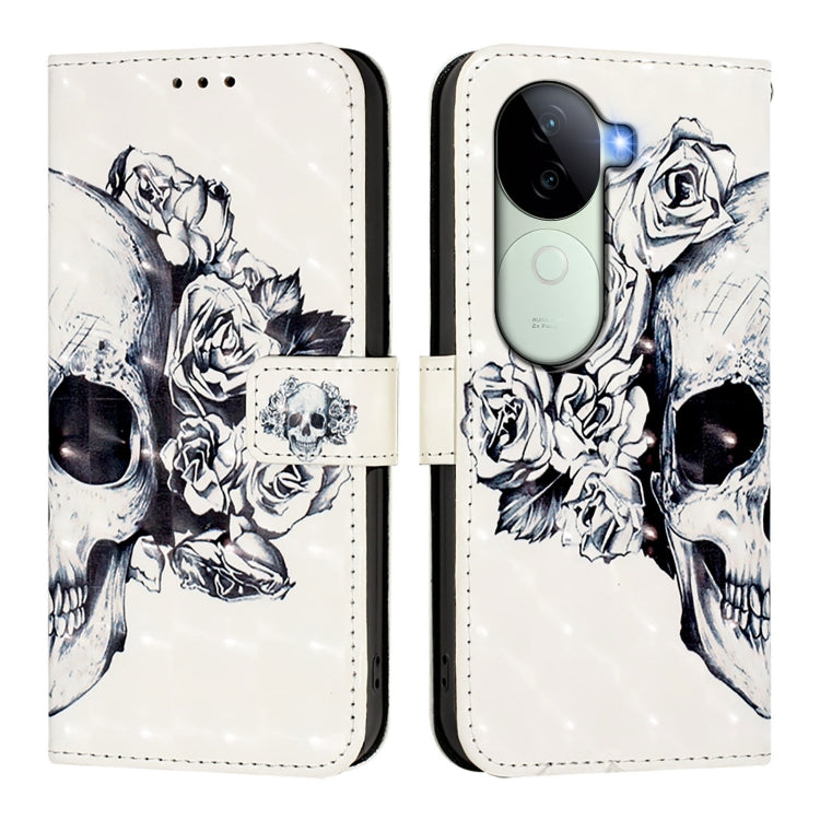 For vivo V40e 5G India 3D Painting Horizontal Flip Leather Phone Case