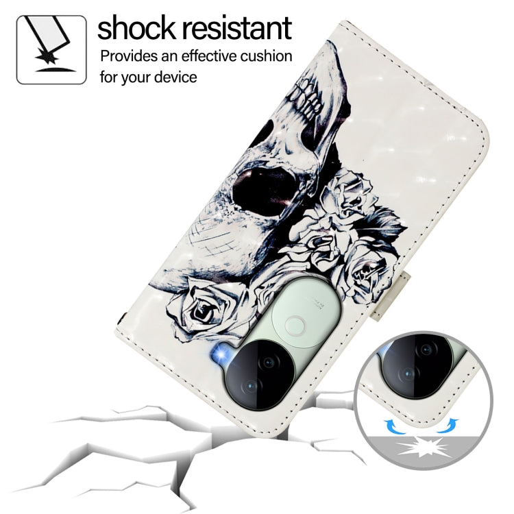 For vivo V40e 5G India 3D Painting Horizontal Flip Leather Phone Case