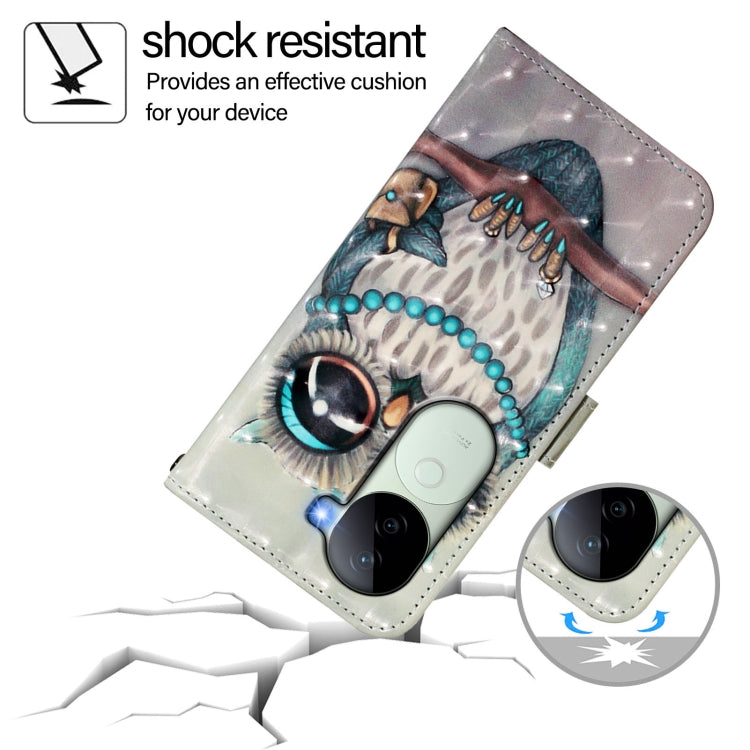 For vivo V40e 5G India 3D Painting Horizontal Flip Leather Phone Case