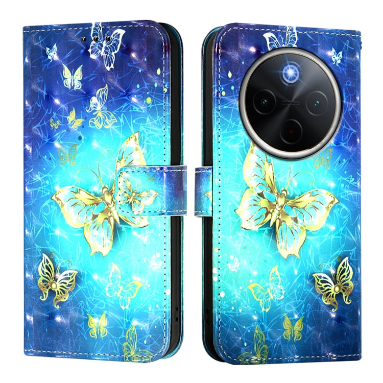 For vivo Y300 Pro 3D Painting Horizontal Flip Leather Phone Case