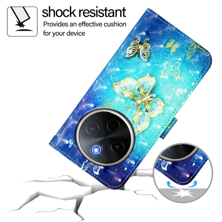 For vivo Y300 Pro 3D Painting Horizontal Flip Leather Phone Case