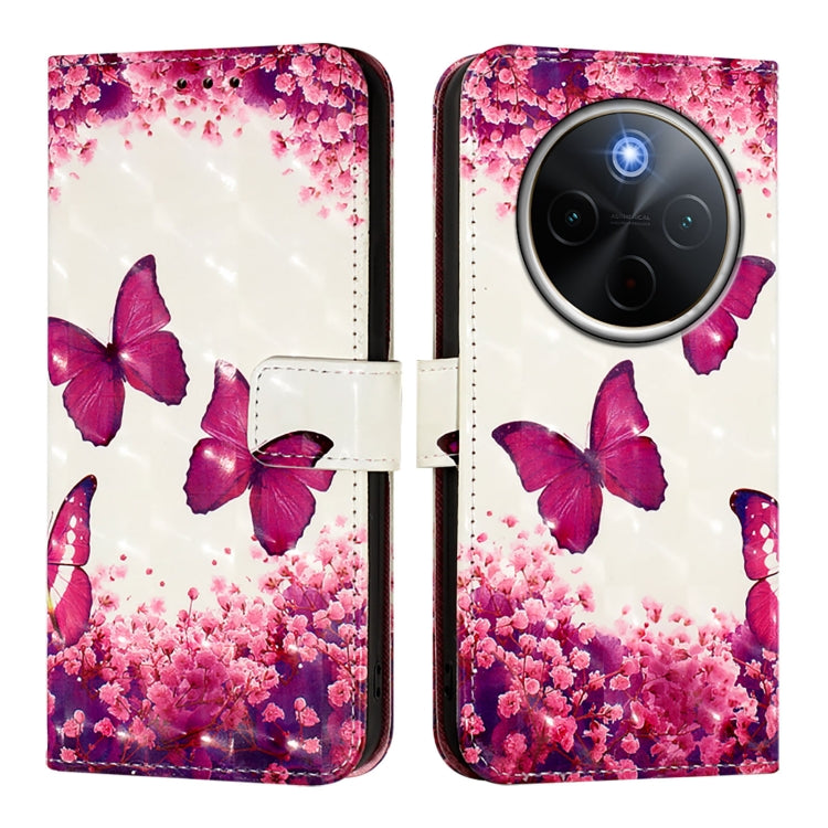 For vivo Y300 Pro 3D Painting Horizontal Flip Leather Phone Case