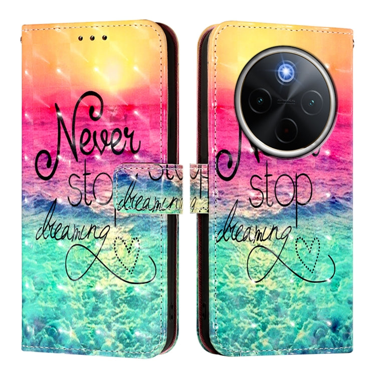 For vivo Y300 Pro 3D Painting Horizontal Flip Leather Phone Case