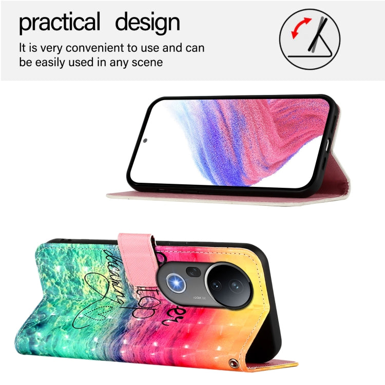 For vivo S20 Pro 3D Painting Horizontal Flip Leather Phone Case