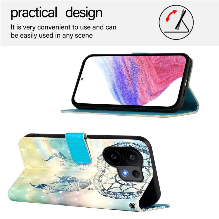 For vivo S30 3D Painting Horizontal Flip Leather Phone Case