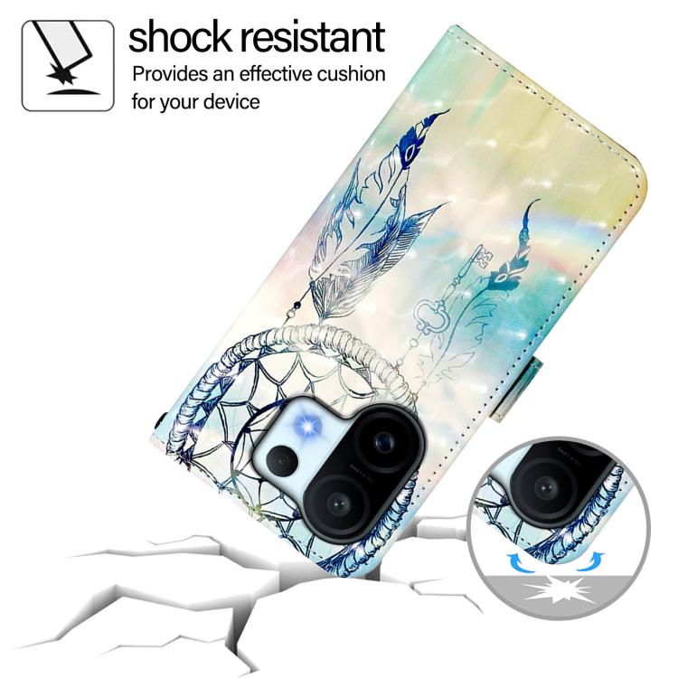 For vivo S30 Pro mini 3D Painting Horizontal Flip Leather Phone Case