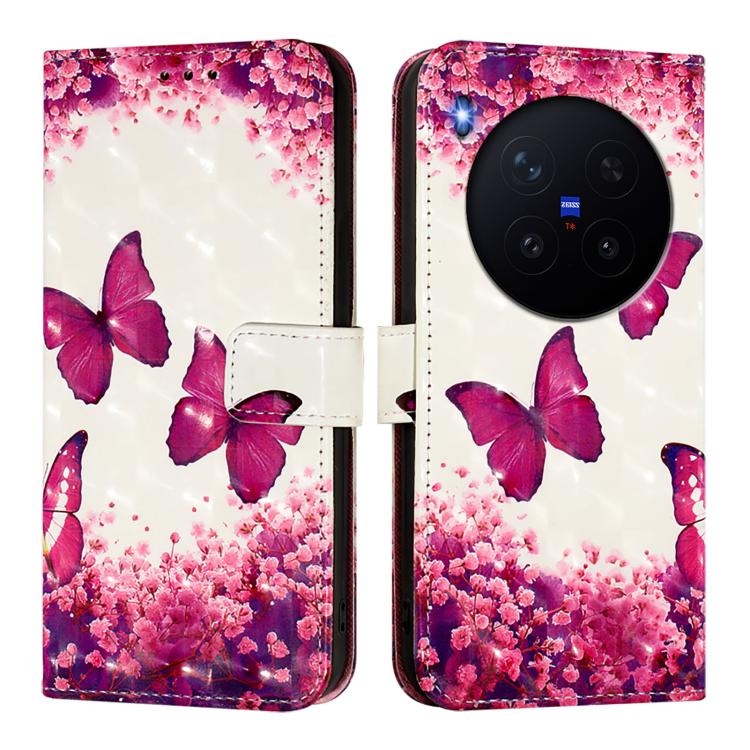 For vivo X300 3D Painting Horizontal Flip Leather Phone Case