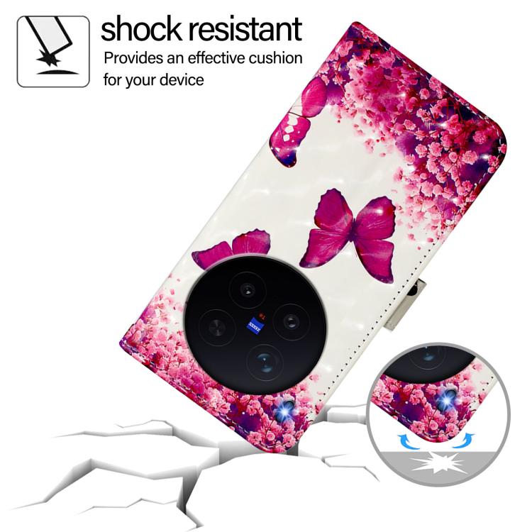 For vivo X300 3D Painting Horizontal Flip Leather Phone Case