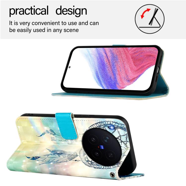 For vivo X300 3D Painting Horizontal Flip Leather Phone Case