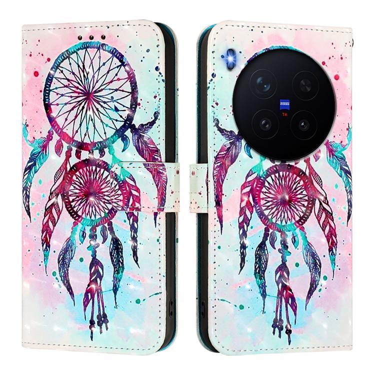 For vivo X300 3D Painting Horizontal Flip Leather Phone Case