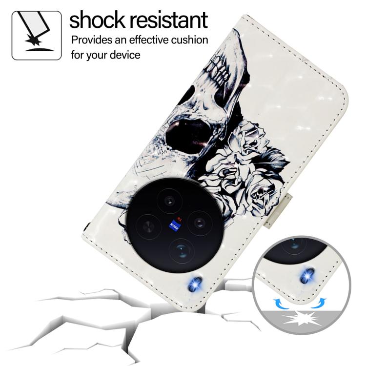 For vivo X300 3D Painting Horizontal Flip Leather Phone Case