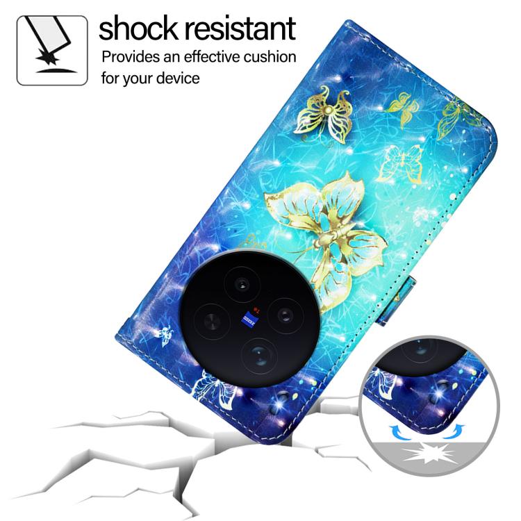 For vivo X300 Pro 3D Painting Horizontal Flip Leather Phone Case