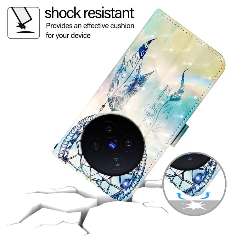 For vivo X300 Pro 3D Painting Horizontal Flip Leather Phone Case