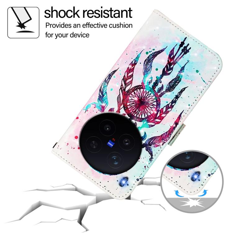 For vivo X300 Pro 3D Painting Horizontal Flip Leather Phone Case