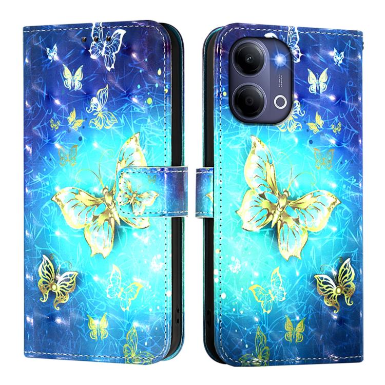 For vivo Y21 5G 2026 / Y05 4G 3D Painting Horizontal Flip Leather Phone Case