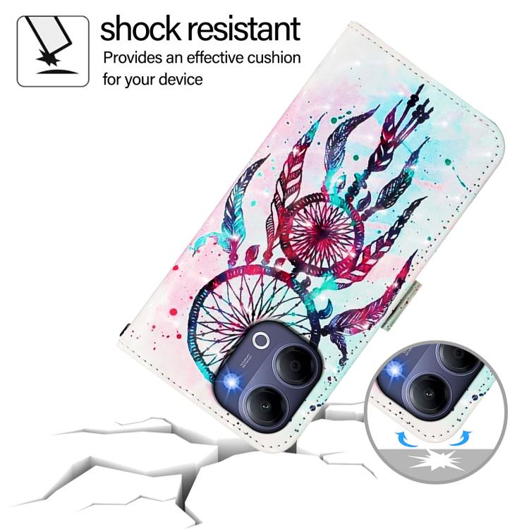 For vivo Y21 5G 2026 / Y05 4G 3D Painting Horizontal Flip Leather Phone Case