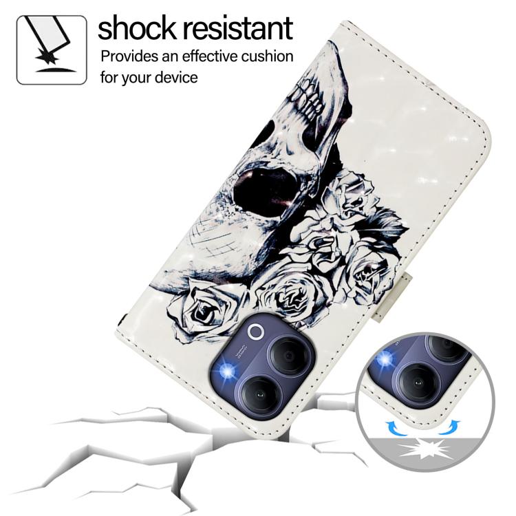 For vivo Y21 5G 2026 / Y05 4G 3D Painting Horizontal Flip Leather Phone Case