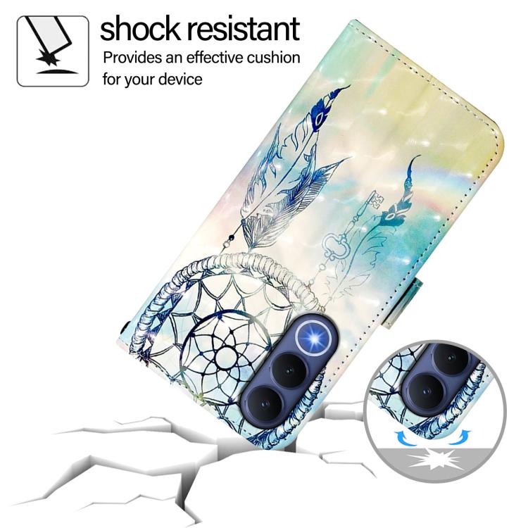 For vivo V70 FE 5G 3D Painting Horizontal Flip Leather Phone Case