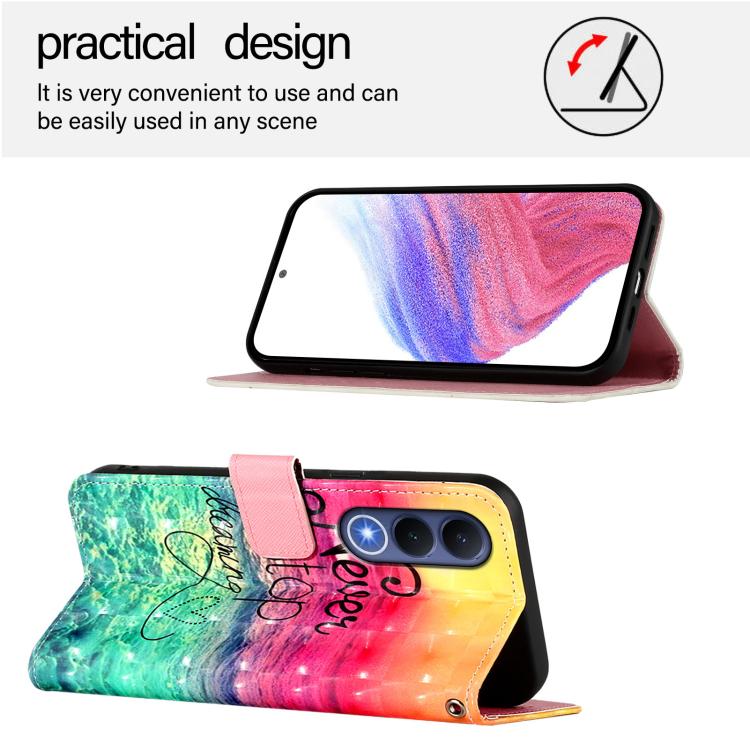 For vivo V70 FE 5G 3D Painting Horizontal Flip Leather Phone Case