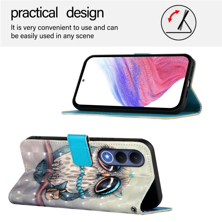For vivo V70 FE 5G 3D Painting Horizontal Flip Leather Phone Case
