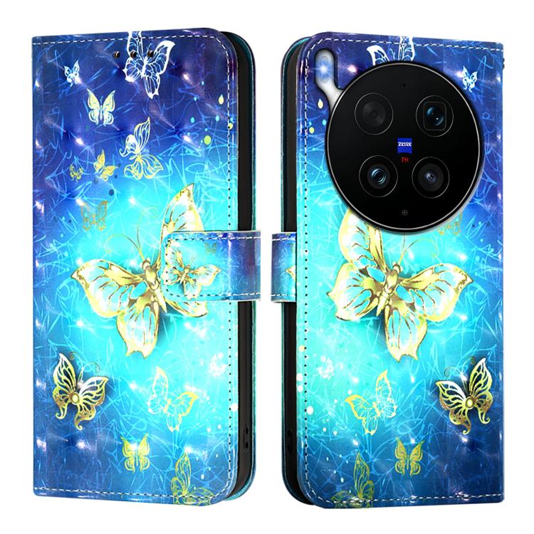 For vivo X300 Ultra 5G 3D Painting Horizontal Flip Leather Phone Case
