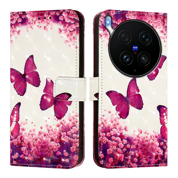 For vivo X300 Ultra 5G 3D Painting Horizontal Flip Leather Phone Case