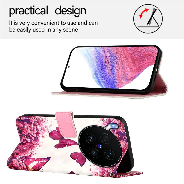 For vivo X300 Ultra 5G 3D Painting Horizontal Flip Leather Phone Case