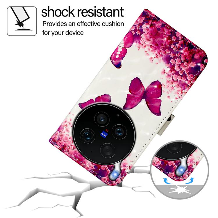 For vivo X300 Ultra 5G 3D Painting Horizontal Flip Leather Phone Case