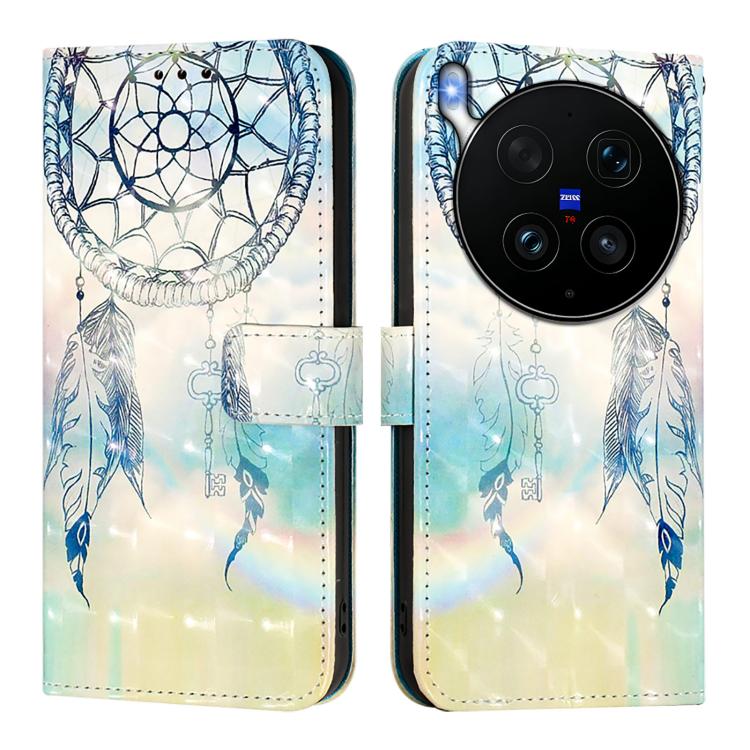 For vivo X300 Ultra 5G 3D Painting Horizontal Flip Leather Phone Case