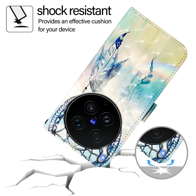For vivo X300 Ultra 5G 3D Painting Horizontal Flip Leather Phone Case