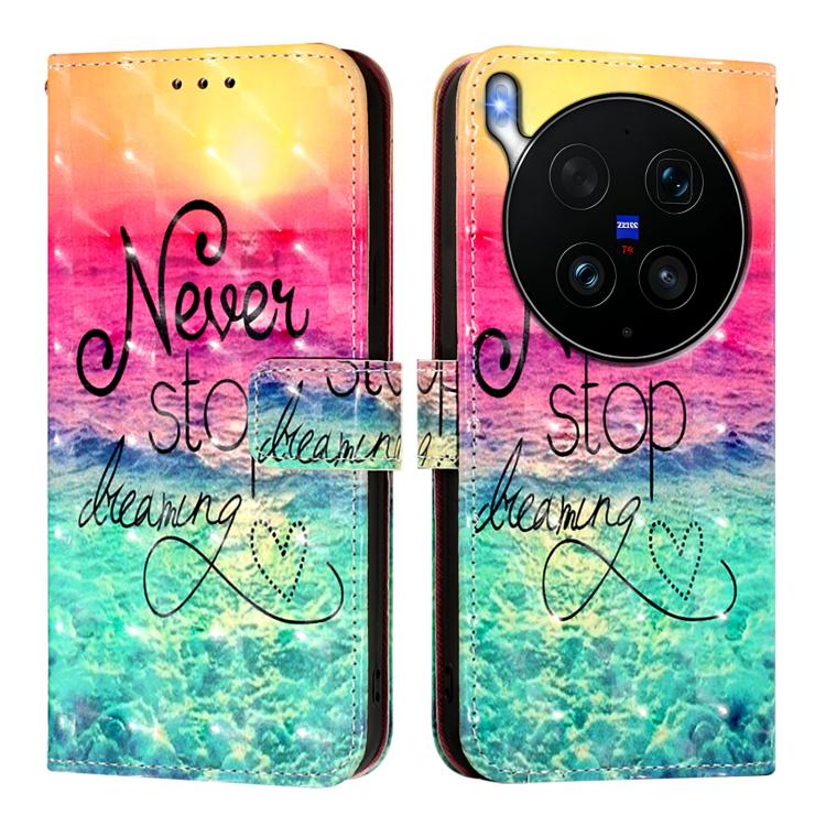For vivo X300 Ultra 5G 3D Painting Horizontal Flip Leather Phone Case