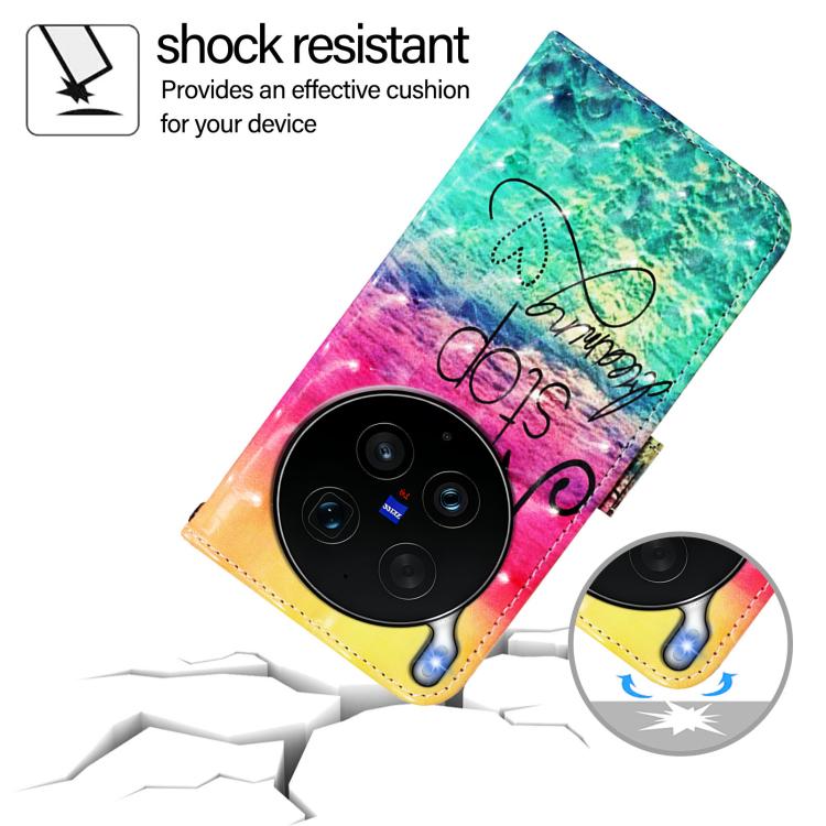For vivo X300 Ultra 5G 3D Painting Horizontal Flip Leather Phone Case