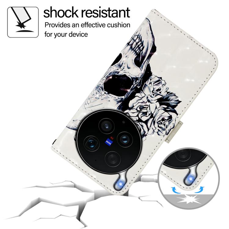 For vivo X300 Ultra 5G 3D Painting Horizontal Flip Leather Phone Case