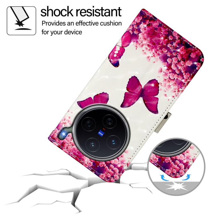 For vivo X300s 5G 3D Painting Horizontal Flip Leather Phone Case