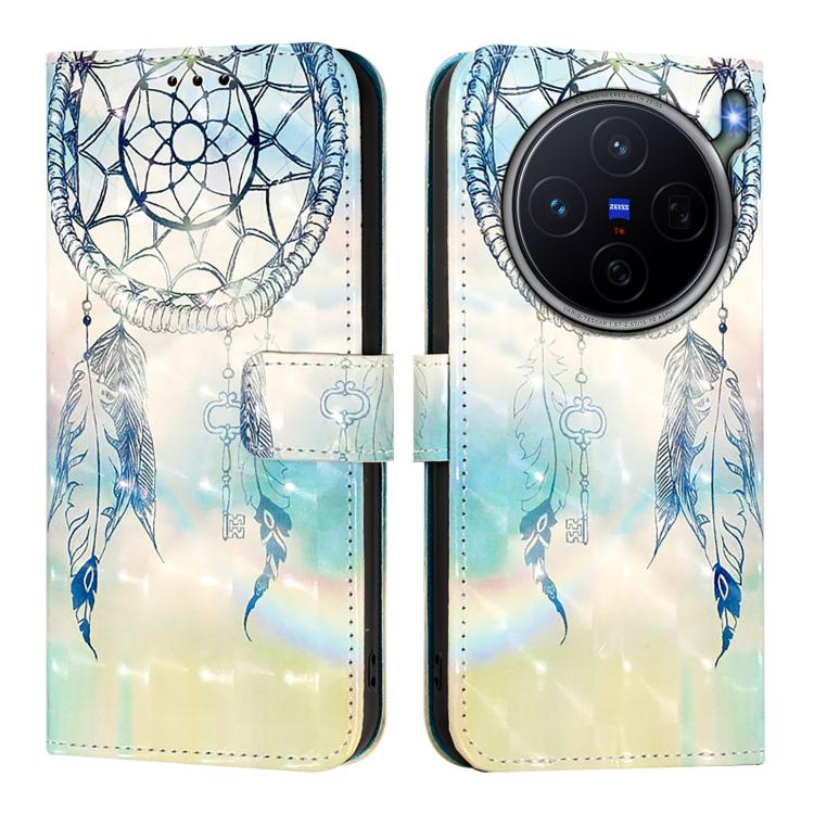 For vivo X300s 5G 3D Painting Horizontal Flip Leather Phone Case