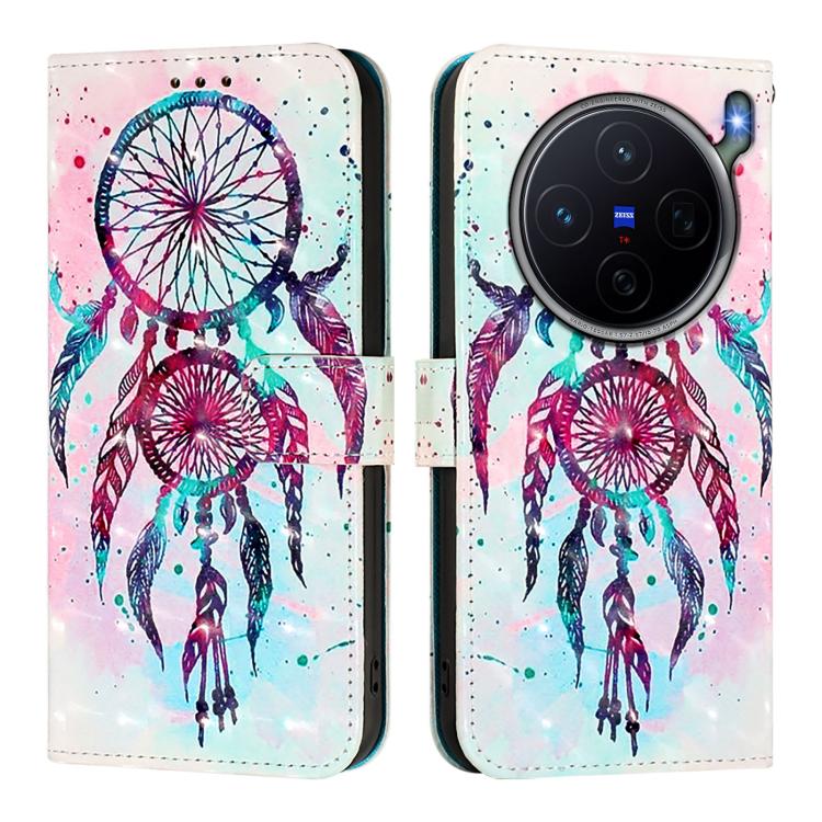 For vivo X300s 5G 3D Painting Horizontal Flip Leather Phone Case