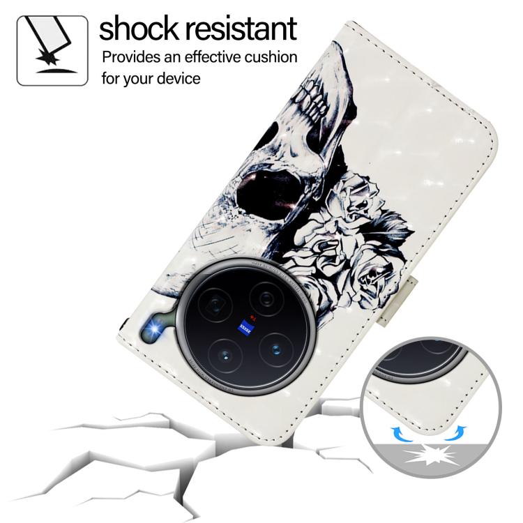 For vivo X300s 5G 3D Painting Horizontal Flip Leather Phone Case