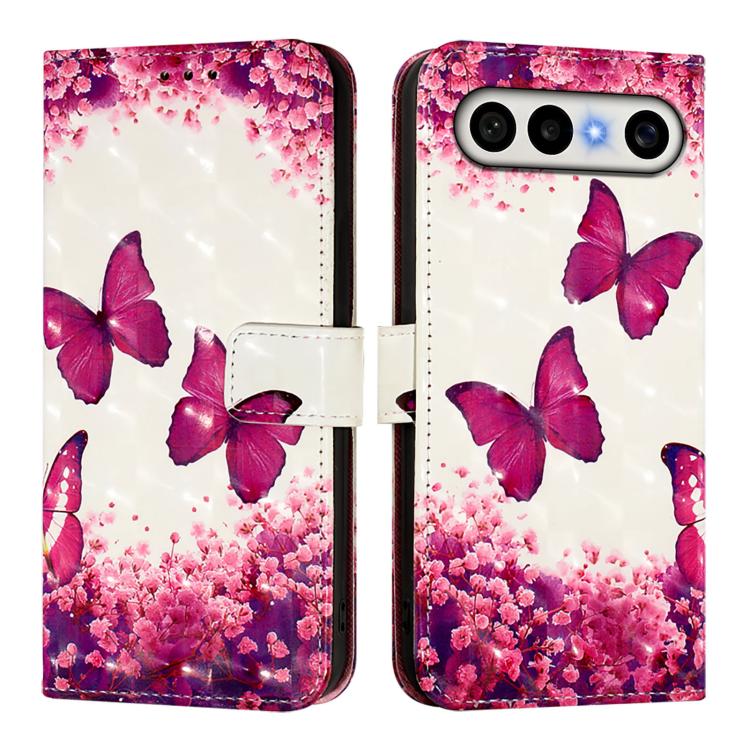 For vivo X300 FE 5G Russia / Zeiss 3D Painting Horizontal Flip Leather Phone Case