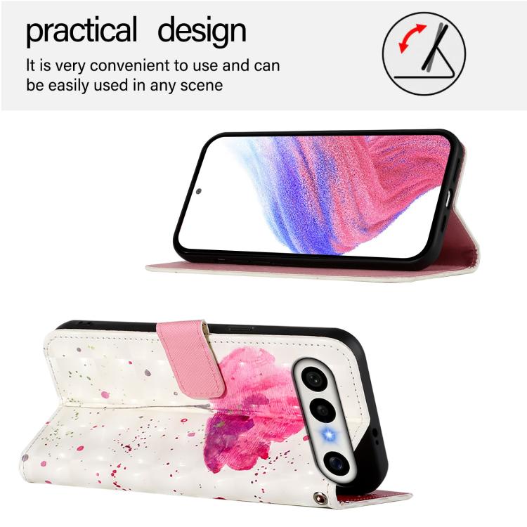 For vivo X300 FE 5G Russia / Zeiss 3D Painting Horizontal Flip Leather Phone Case