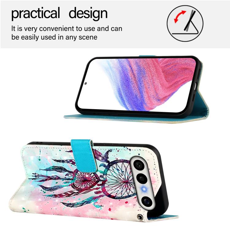 For vivo X300 FE 5G Russia / Zeiss 3D Painting Horizontal Flip Leather Phone Case