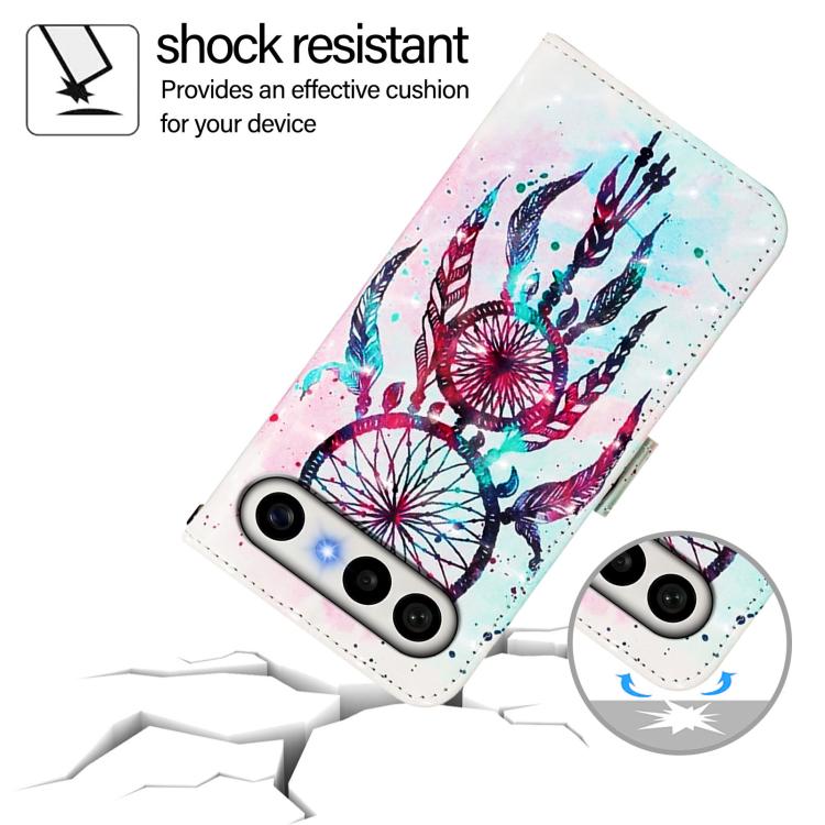 For vivo X300 FE 5G Russia / Zeiss 3D Painting Horizontal Flip Leather Phone Case