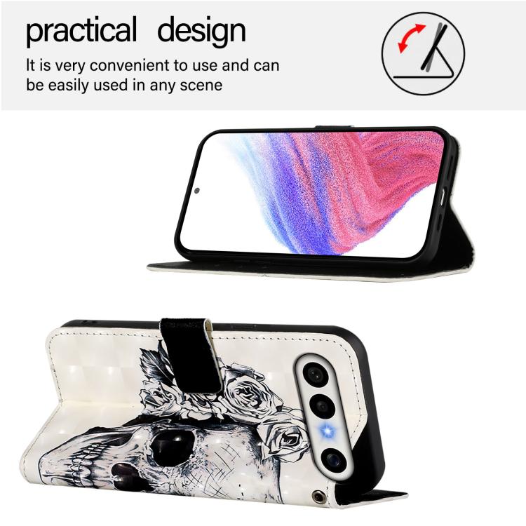 For vivo X300 FE 5G Russia / Zeiss 3D Painting Horizontal Flip Leather Phone Case