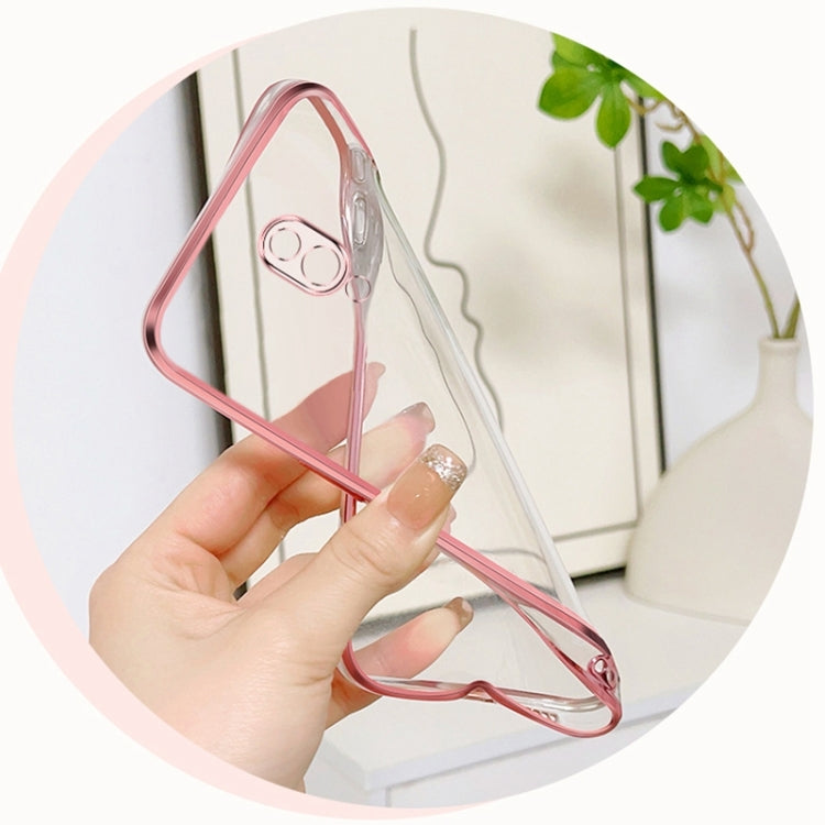 For OPPO Reno Plated Gradient Glitter Butterfly Holder TPU Phone Case