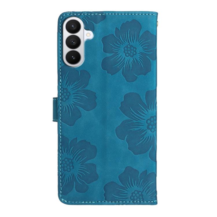 For Samsung Galaxy S26 5G Flower Embossing Pattern Leather Phone Case