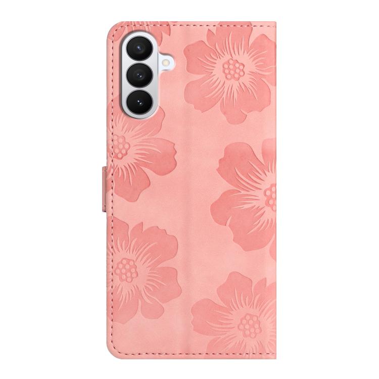 For Samsung Galaxy S26 5G Flower Embossing Pattern Leather Phone Case