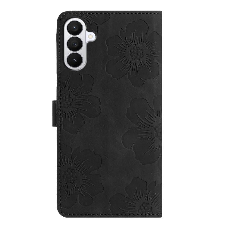 For Samsung Galaxy S26 5G Flower Embossing Pattern Leather Phone Case