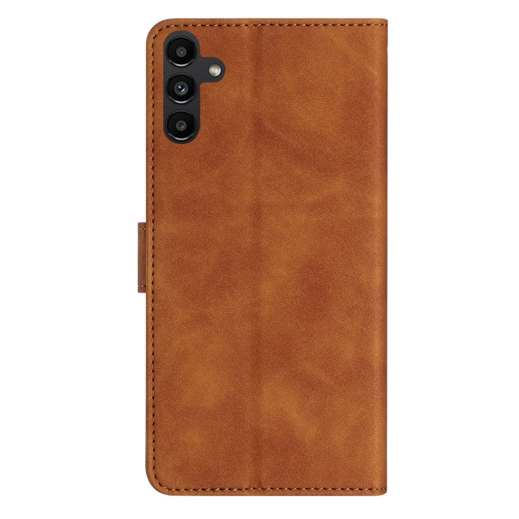 For Samsung Galaxy S25 5G Seven Butterflies Embossed Leather Phone Case