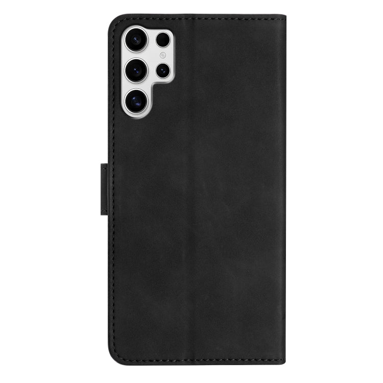 For Samsung Galaxy S25 Ultra 5G Seven Butterflies Embossed Leather Phone Case